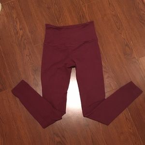 Beyond Yoga high waist long legging in maroon