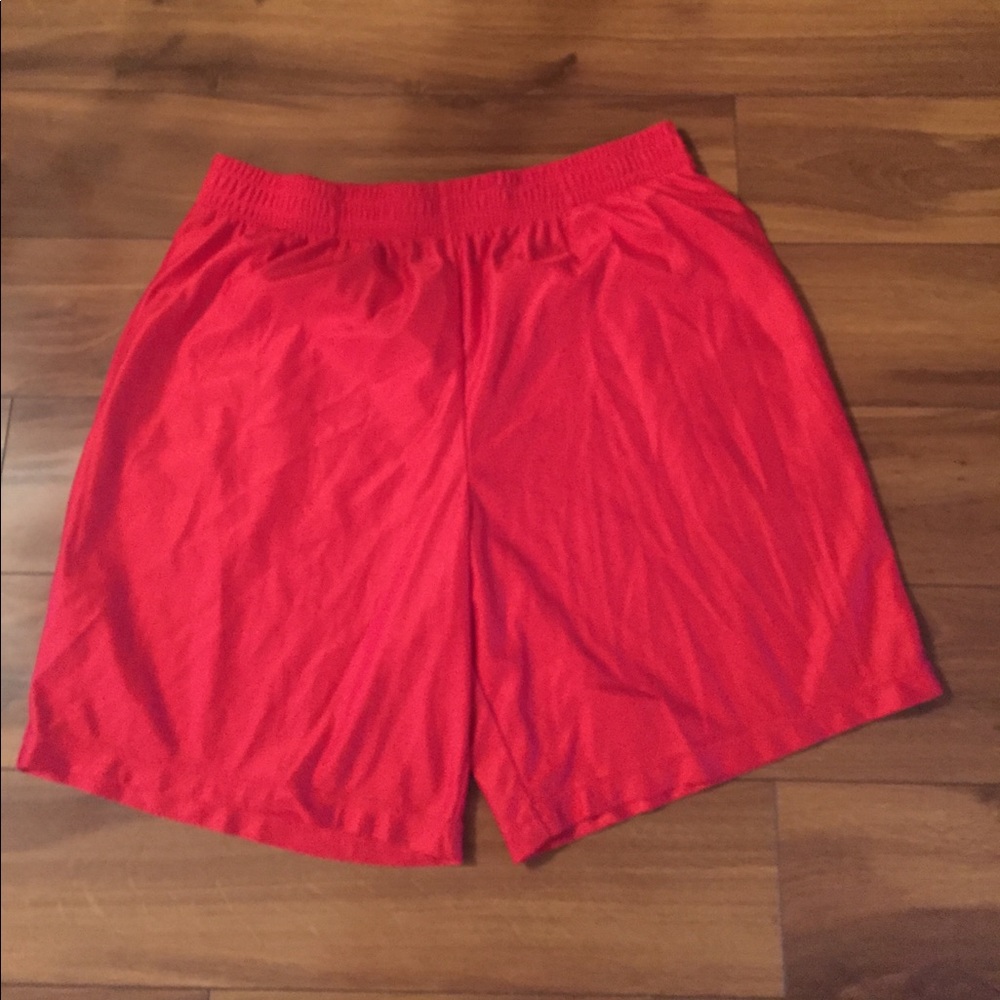 Men's Large Red Athletic Shorts