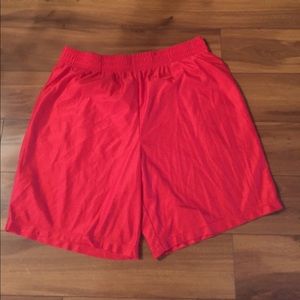 Men's Large Red Athletic Shorts