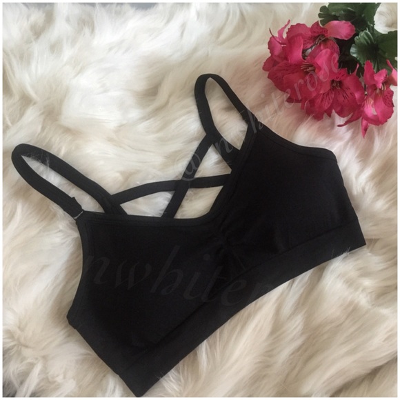 Black XX Back Workout Bra - Picture 2 of 2