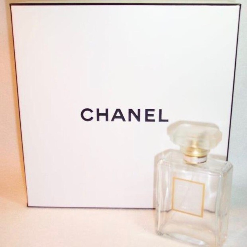 Authentic Chanel empty perfume bottle