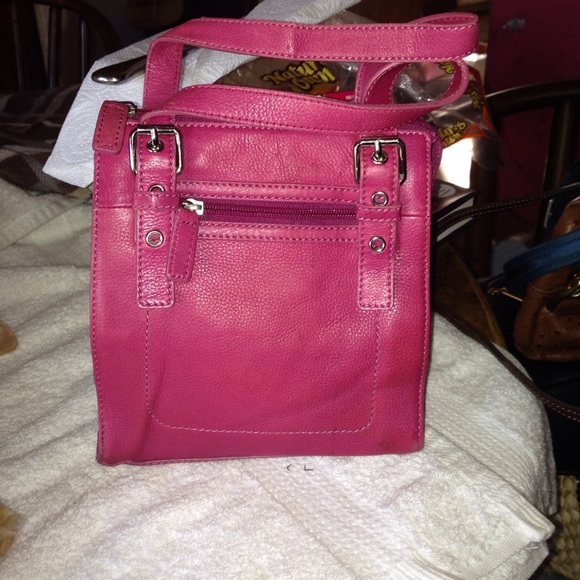 Fossil Handbags - Fossil Pink Leather Satchel Small (DD)