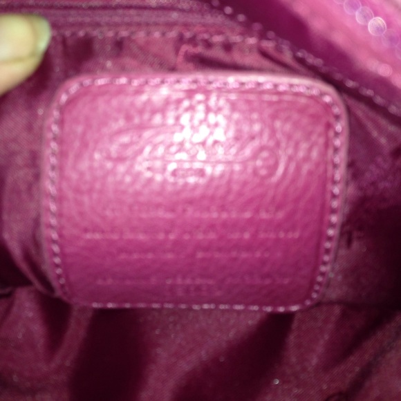 Fossil Pink Leather Satchel Small (DD) - Picture 8 of 8