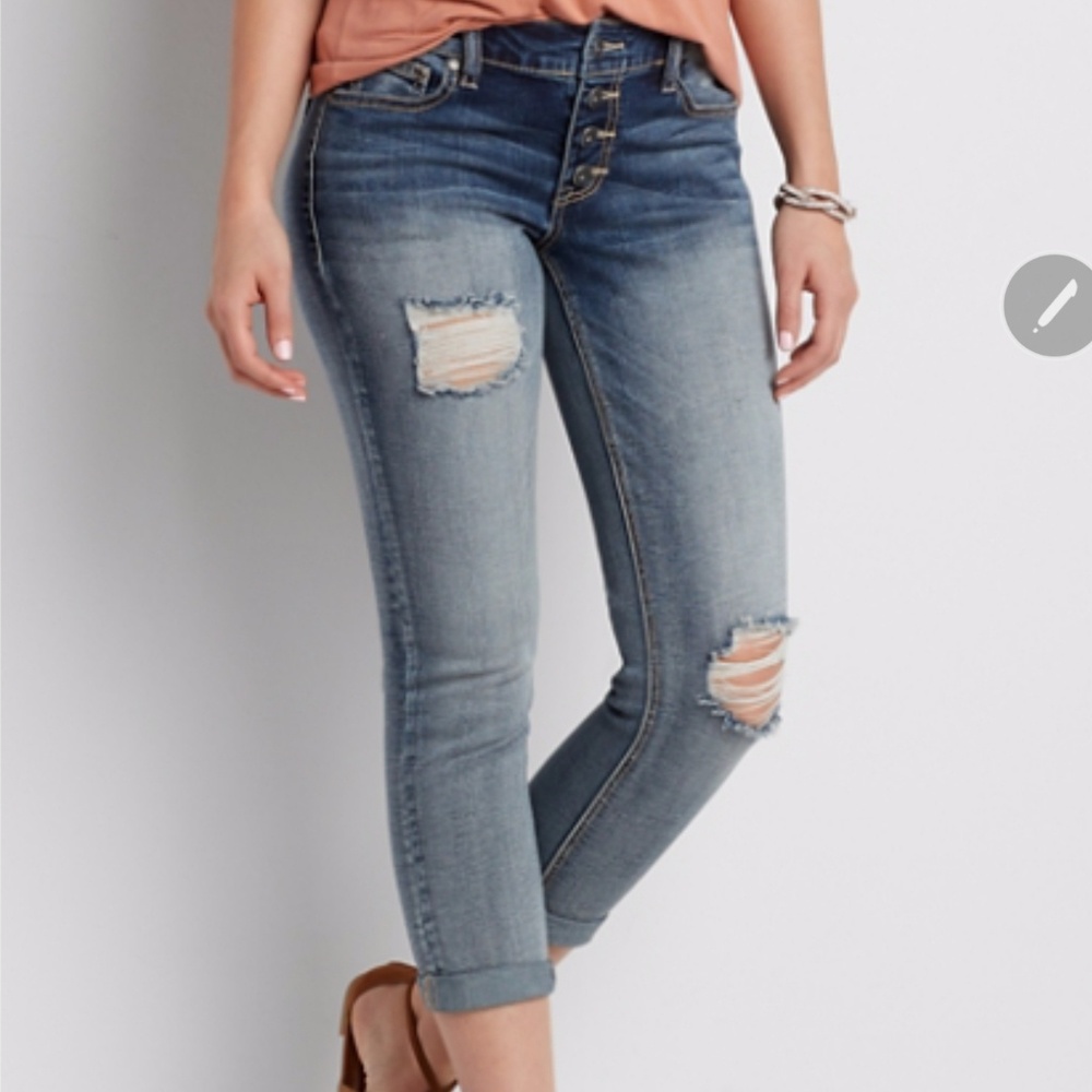 LOWEST PRICE!🌹Maurices Ellie Crop Jeans🌹