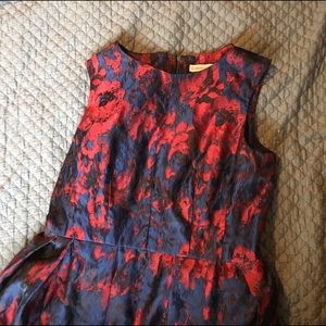 Abstract pattern cocktail dress