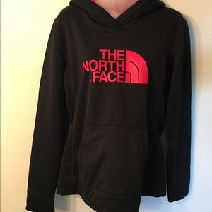 Black and Pink North Face Sweatshirt!
