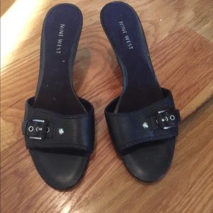 Nine West sandals 5.5 black