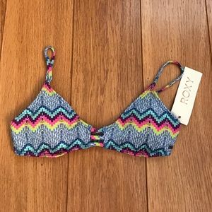 NWOT Tribal Roxy Bikini Top