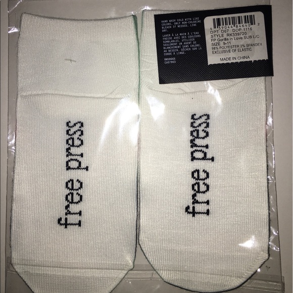Free Press socks!!! - Picture 2 of 3
