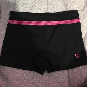black and pink volleyball shorts!