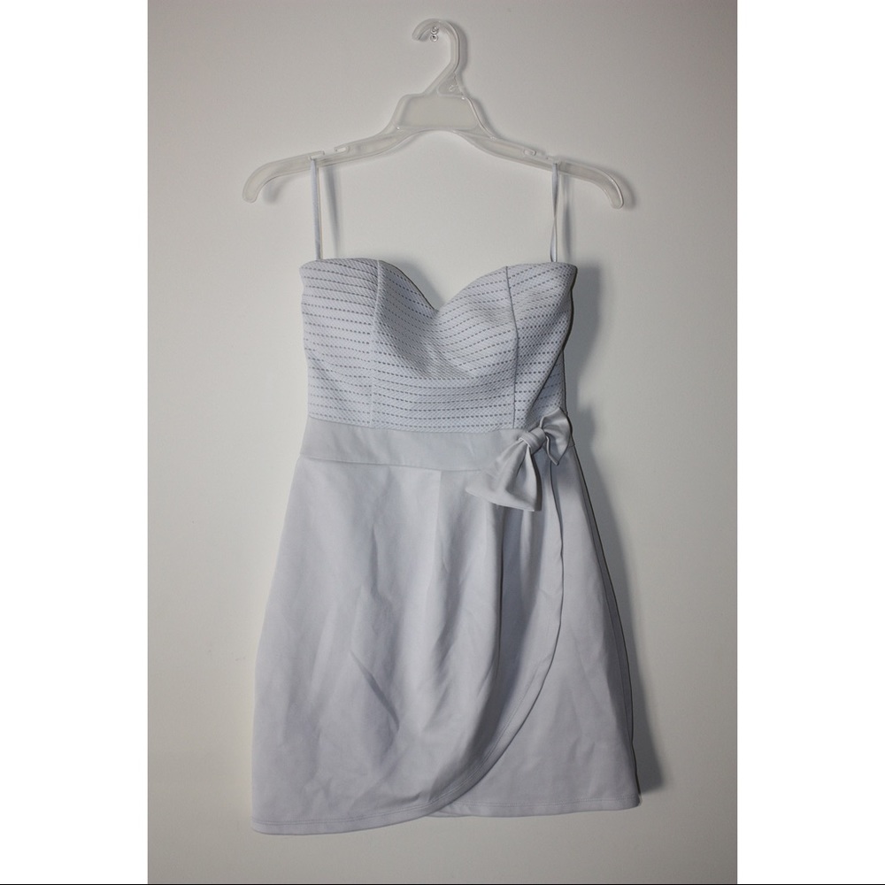 Muted white sleeveless dress