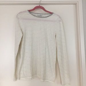 Vince long sleeved striped tee