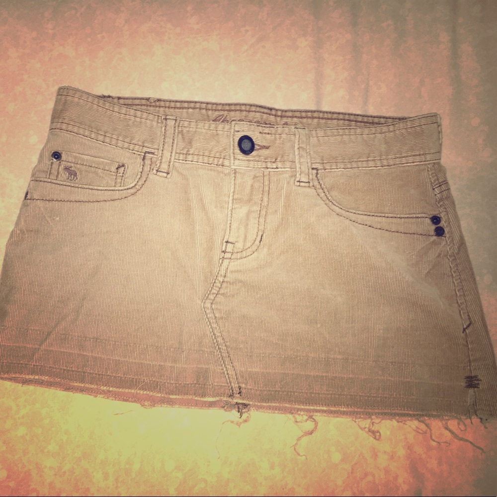 Abercrombie & Fitch distressed skirt