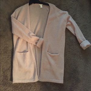 H&M mohair blend long cardigan