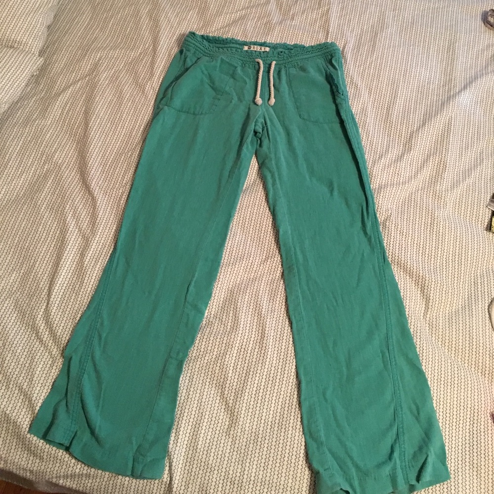 Roxy linen pants