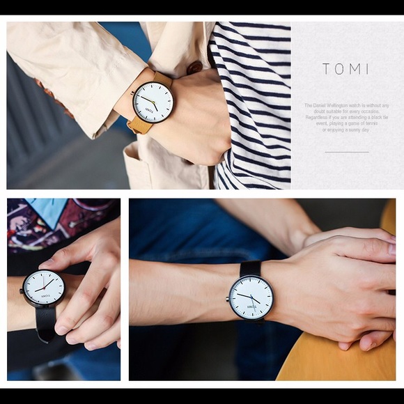 SALE! 🎉 HP! 🎉 Unisex Tomi Brown Leather Watch ⌚️ - Picture 3 of 7