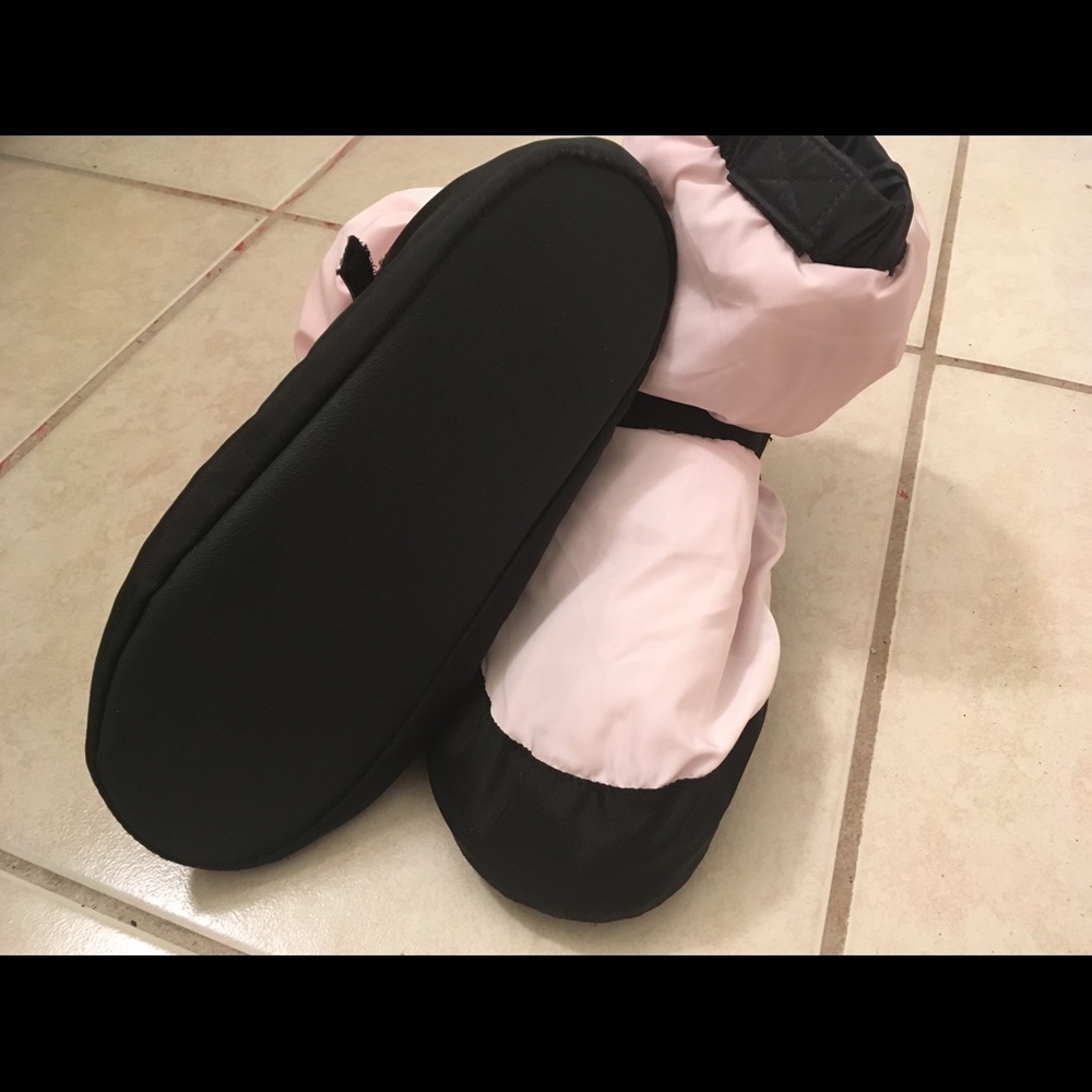 Pink Bloch booties
