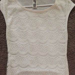 White lace dress from Francesca's