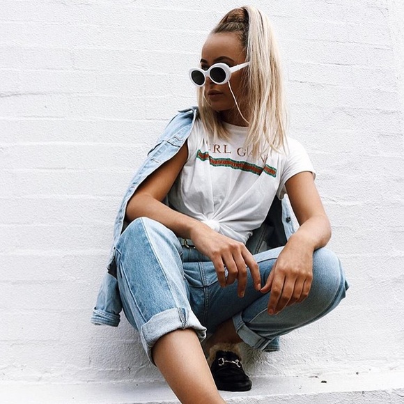 📸"Retro Babe" Oval Aviators Sunglasses - Picture 8 of 8