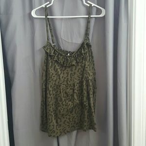 ➕ Animal print babydoll tank