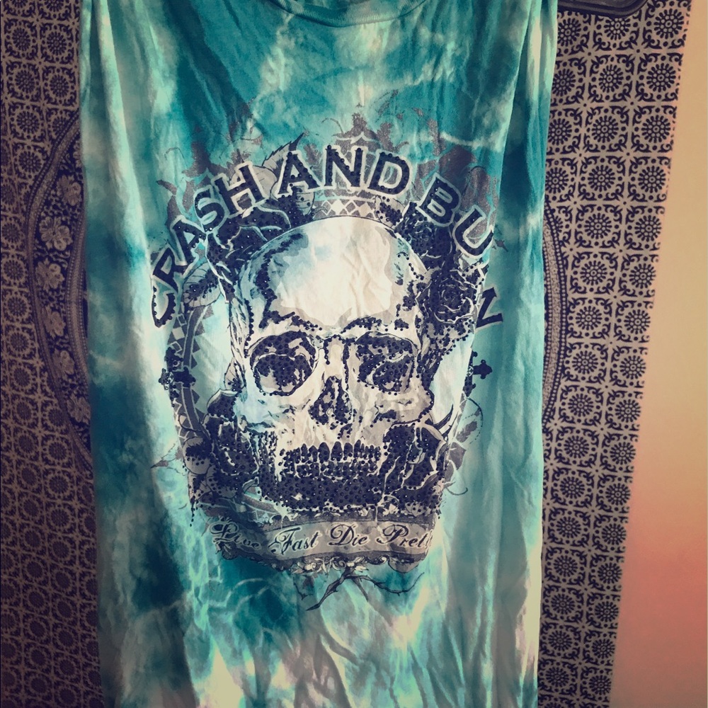 Crash and Burn Muscle Shirt