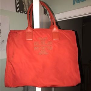 Authentic Tory Burch Studded Ella Tote
