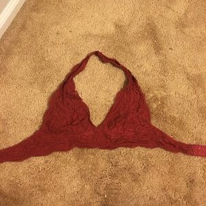 UO Pins and Needles Halter Bralette