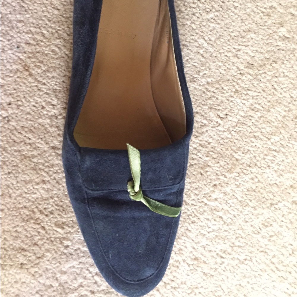❗️J Crew navy suede loafers❗️