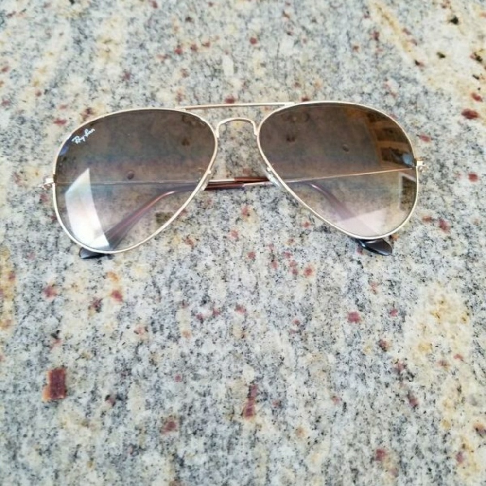 Ray Ban Brown Gradient Sunglasses