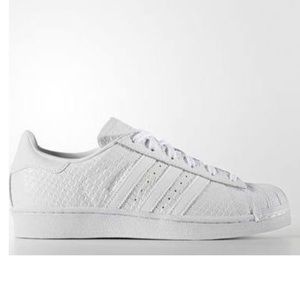 *Rare Snake Skin Adidas Shell Toes ! New!