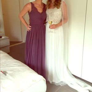 Purple (wisteria) Anthropologie Bridesmaid Dress