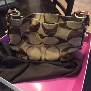 Coach Carly Brown Hobo Bag