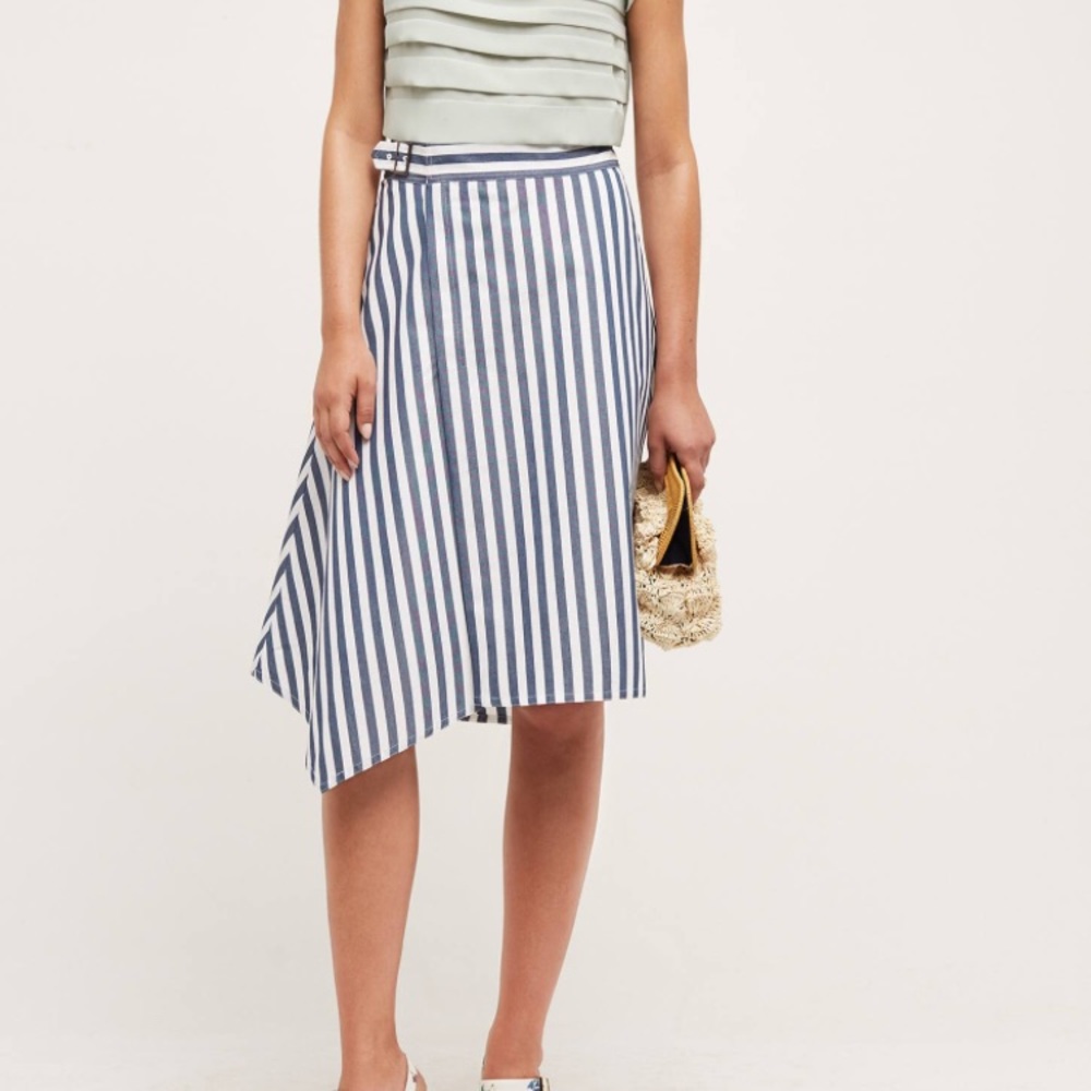 Anthropologie Maeve stripes skirt, size 2