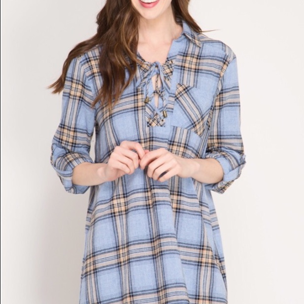 🍂Last One🍂 Plaid Dress