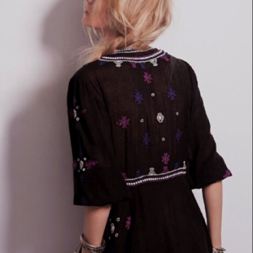🎉HP🎉 Embroidered Stargazer Tunic DRESS NEW - Picture 4 of 5