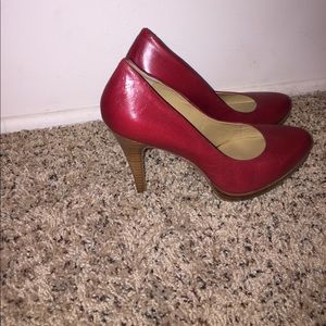 Nine West red heels
