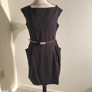 Paul and joe sister dress navy polka dot