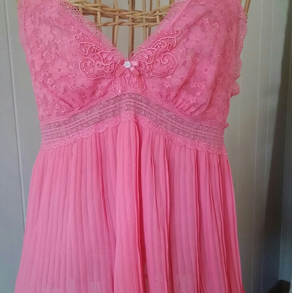 NWT, In Bloom, pink adorable lace top