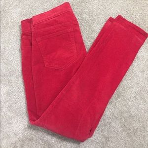 Old Navy Red Corduroy Pants