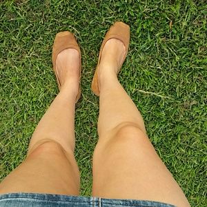 Lucky brand santana size 7.5 super cute square toe