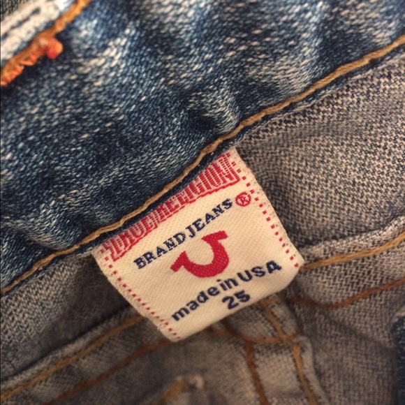 True Religion destroyed jeans size 25 - Picture 5 of 5
