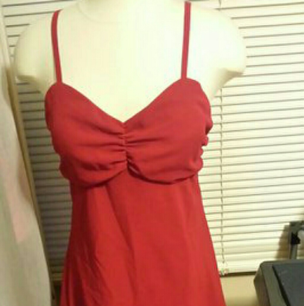 Sexy red dress