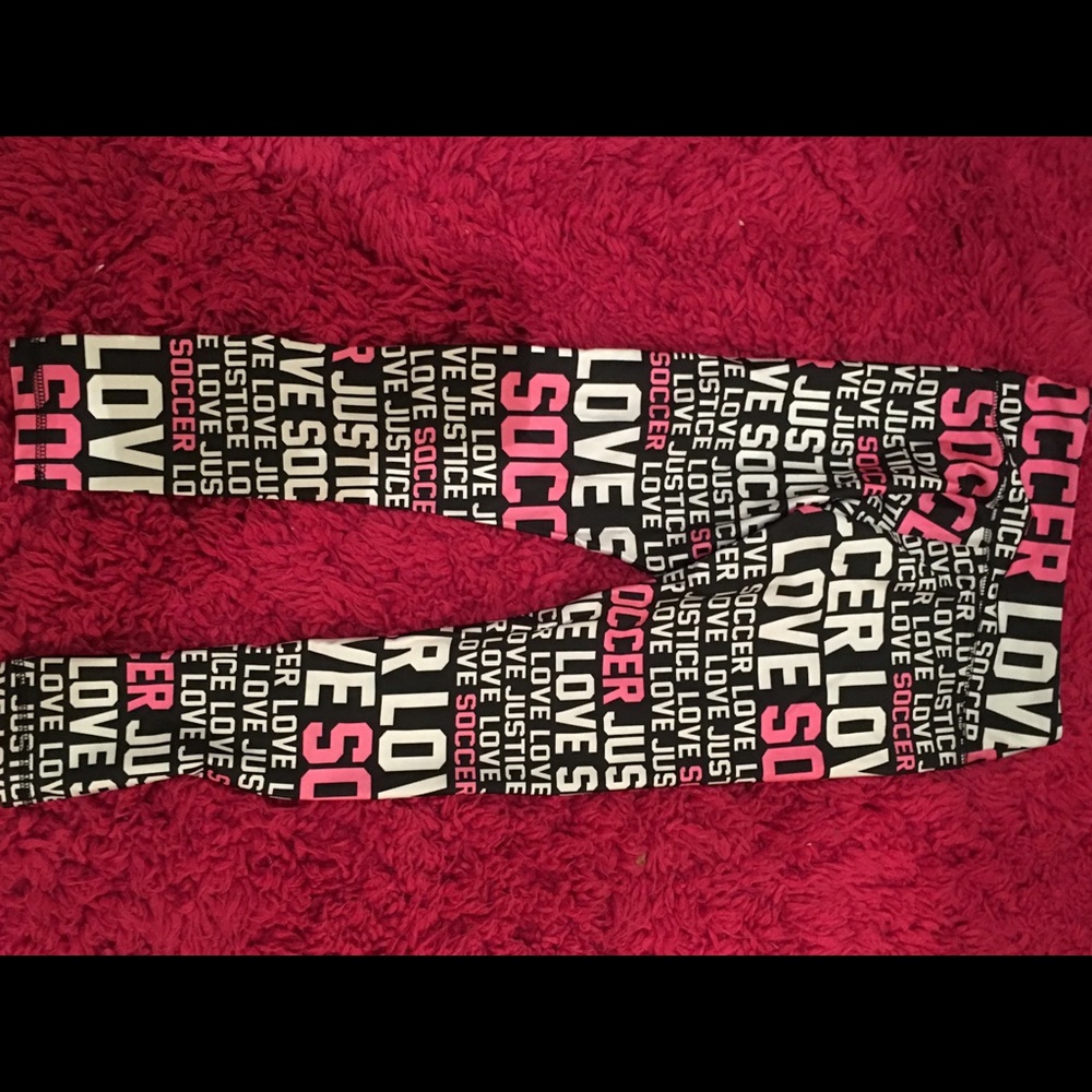 I love soccer justice leggings.