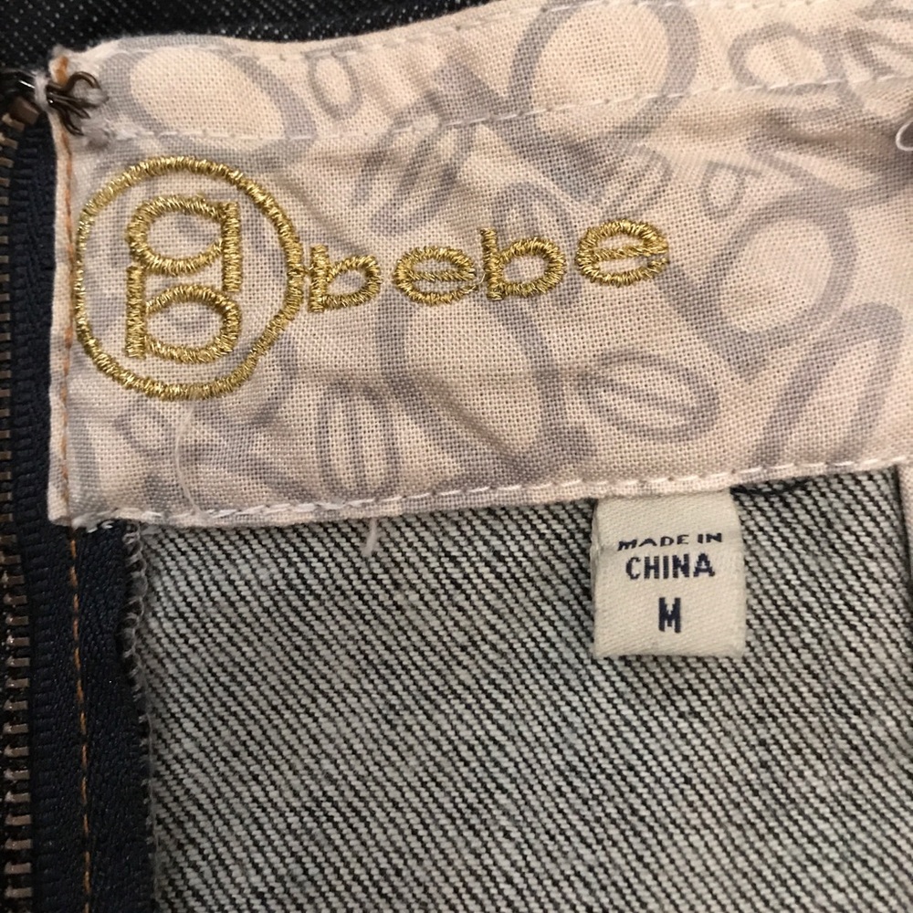 Bebe Denim Top - Picture 6 of 7