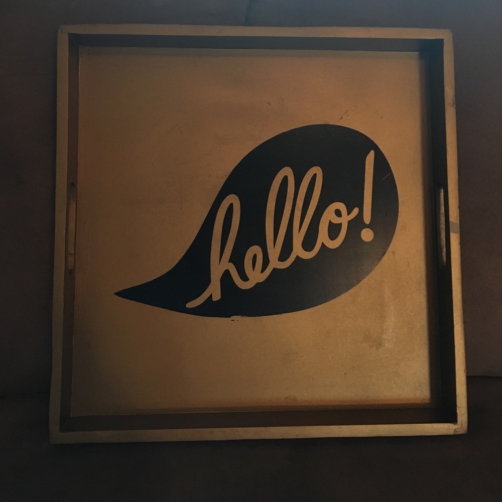 Serving tray