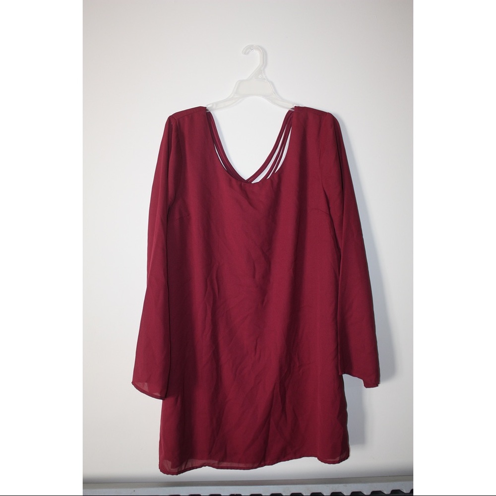 Maroon dress