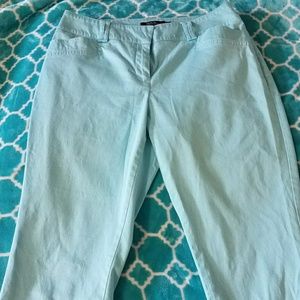 Light blue capris. Size 8petite