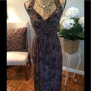 Cheetah Print Halter Dress