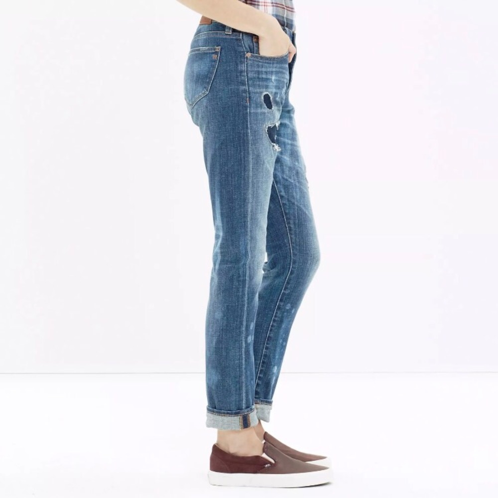 NWT MADEWELLThe Slim Boyjean: Rip & Repair Edition - Picture 2 of 8