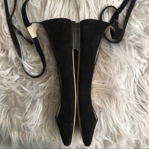 Vince Camuto Shoes - Vince Camuto Black Suede 'Bevian' Flats Vince Camuto Shoes - Vince Camuto Black Suede 'Bevian' Flats